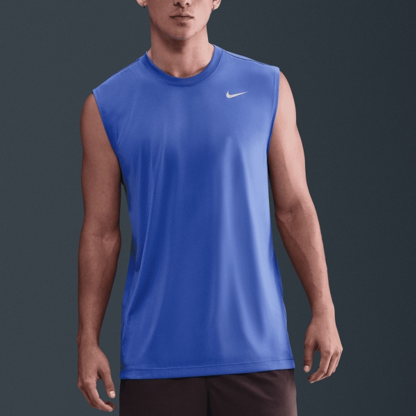 Canotta Training Uomo Nike DriFIT Legend Canotta  Comet Blue/Matte Silver DX0991411