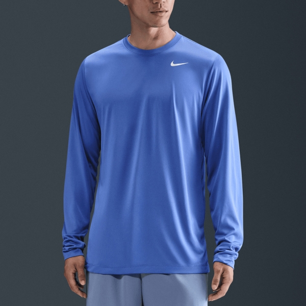 Maglia Allenamento Uomo Nike DriFIT Legend Maglia  Comet Blue/White DX0993411