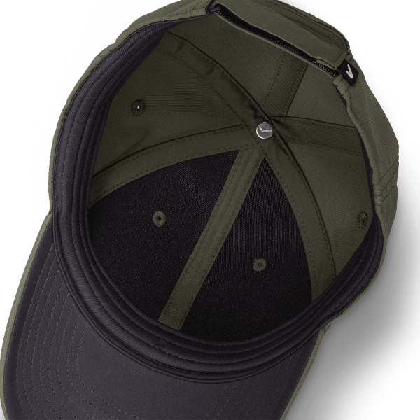 Nike Dri-FIT Club Logo Cappello - Medium Olive/White