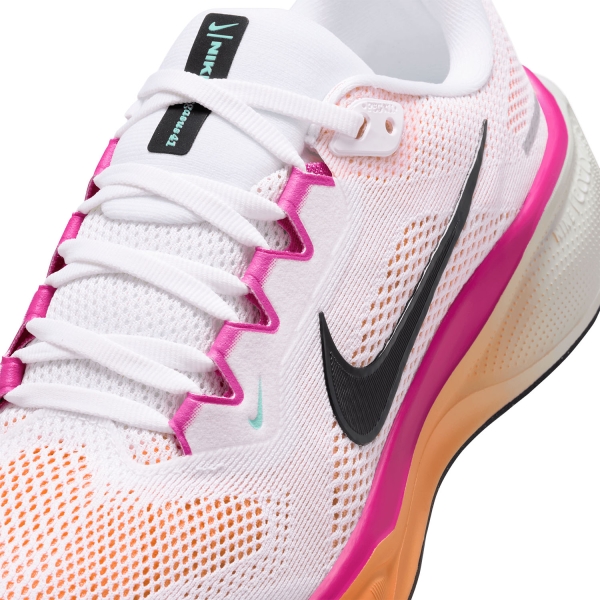 Nike Pegasus 41 - White/Black/Fire Pink/Orange Pulse