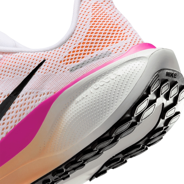 Nike Pegasus 41 - White/Black/Fire Pink/Orange Pulse