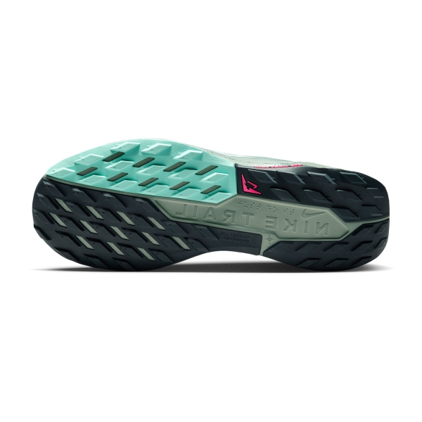 Nike ReactX Pegasus Trail 5 GTX - Light Silver/Seaweed/Clay Green