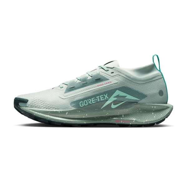 Nike ReactX Pegasus Trail 5 GTX - Light Silver/Seaweed/Clay Green