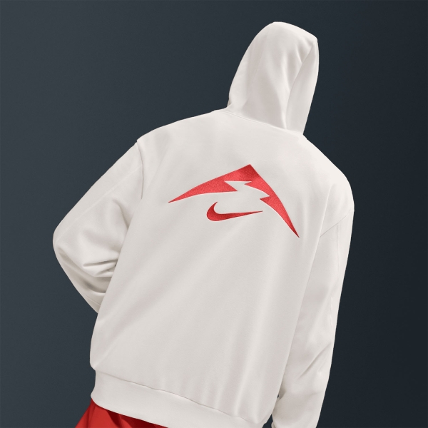 Nike Magic Hour Hoodie - Sail/Picante Red