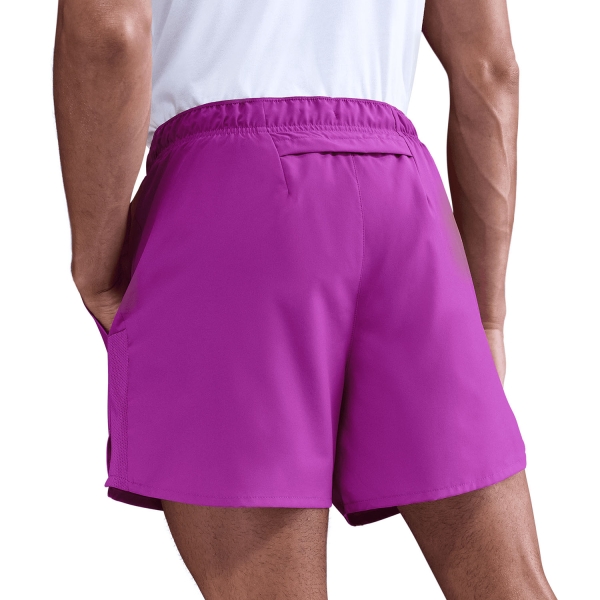 Nike Challenger 2 in 1 5in Shorts - Vivid Purple/Reflective Silver