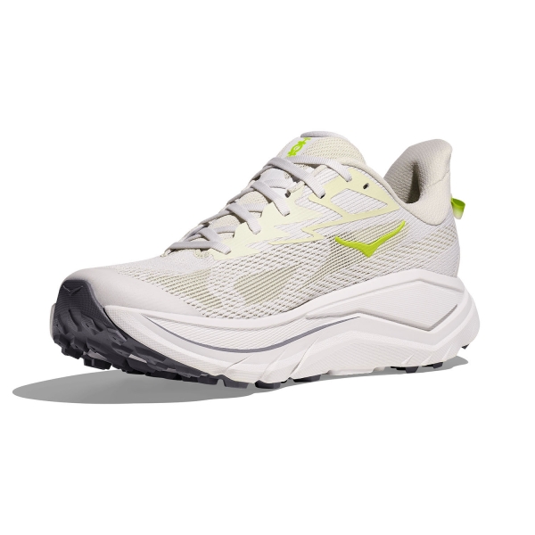 Hoka Challenger 8 - White/Neon Citrus
