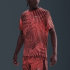 Nike Miler Graphic Maglietta - Burgundy Crush/Reflective Silver
