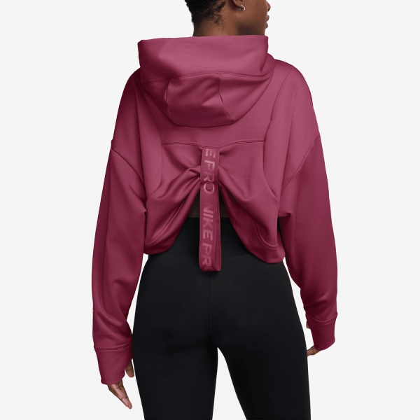 Nike Pro Therma-FIT Felpa - Sweet Beet/White