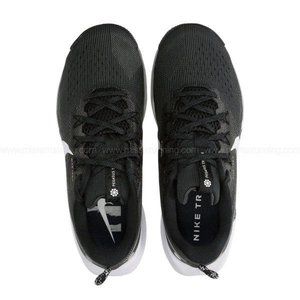 Nike ReactX Pegasus Trail 5 Wide - Black/White/Anthracite/Wolf Grey