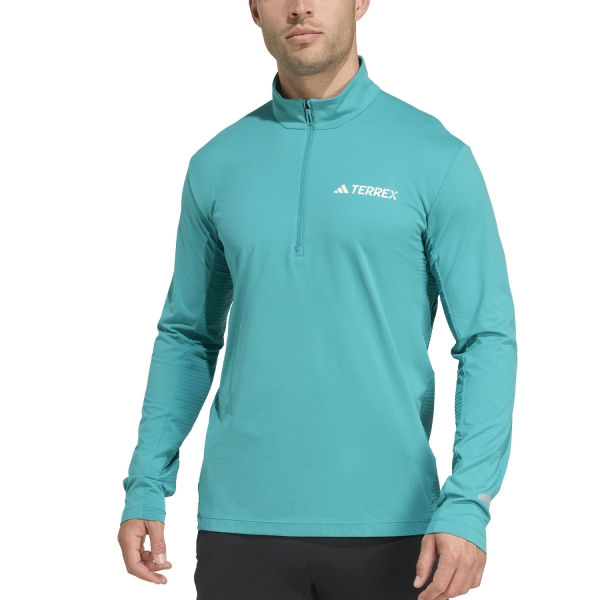 Maglie Manica Lunga Trail Running Uomo adidas Terrex Xperior Maglia  Pure Teal JN3260