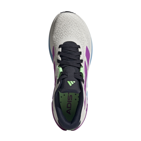 adidas Adistar 4 - Core White/Purple Burst/Lime Burst