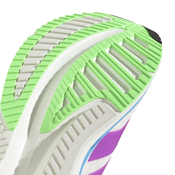 adidas Adistar 4 - Core White/Purple Burst/Lime Burst
