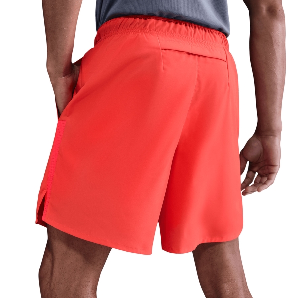 Nike Challenger 2 in 1 7in Pantaloncini - Bright Crimson/Reflective Silver
