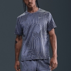 Nike Miler Graphic Maglietta - World Indigo/Reflective Silver