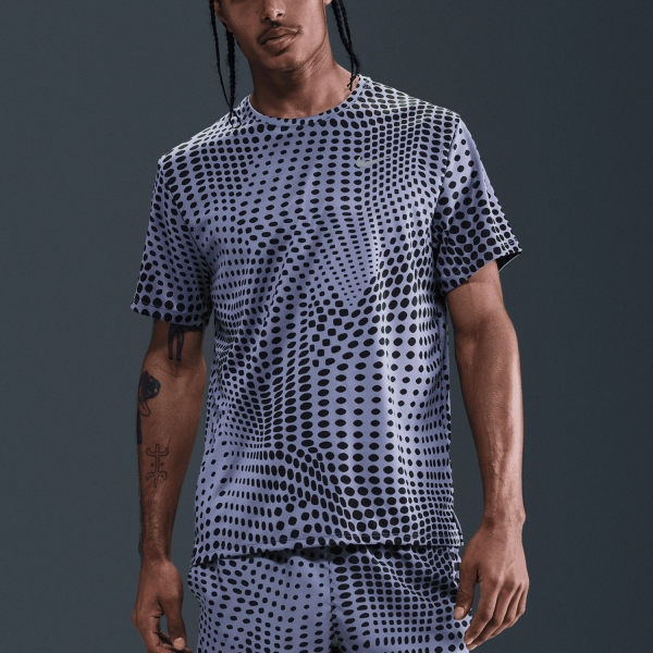 Men's Running T-Shirt Nike Miler Graphic TShirt  World Indigo/Reflective Silver HV2209499