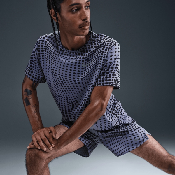Nike Miler Graphic T-Shirt - World Indigo/Reflective Silver