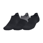 Under Armour AD Run Lite x 3 Calze - Black/Reflective
