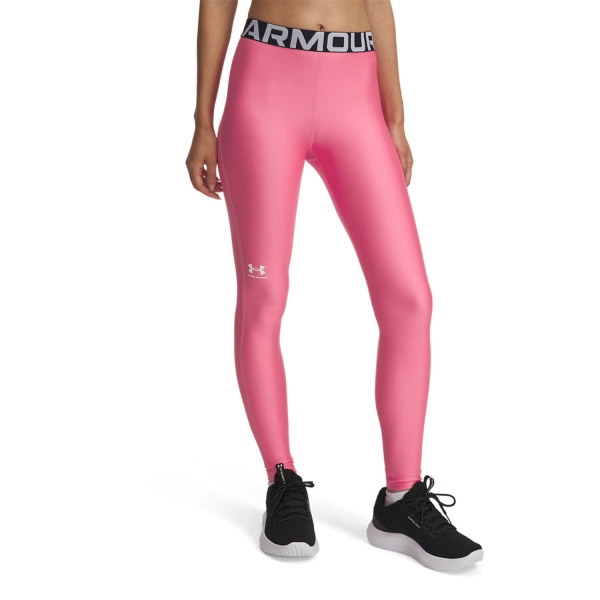 Tights Running Donna Under Armour HeatGear Tights  Super Pink/White 13835590672