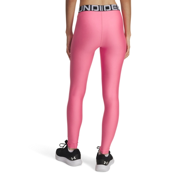 Under Armour HeatGear Tights - Super Pink/White