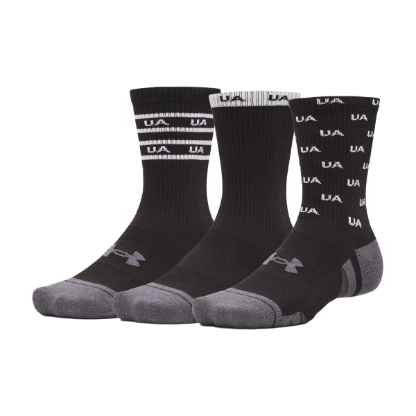 Calze Under Armour Performance Tech x 3 Calze  Black/Grey/White 13795150004