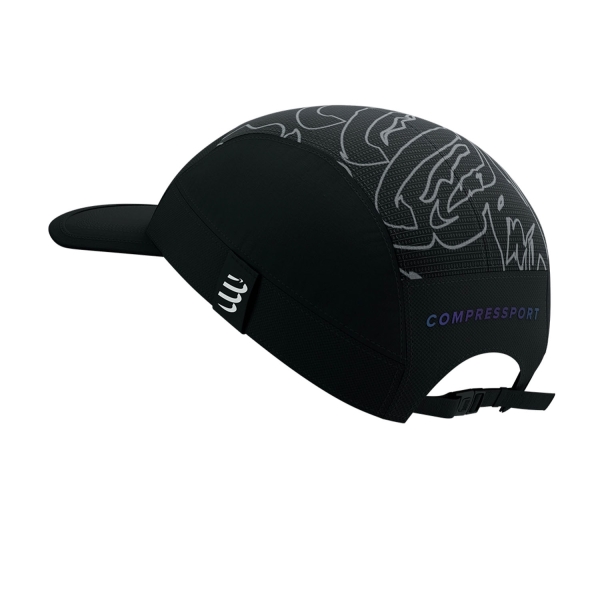 Compressport Light Aurora Cap - Black/Aurora