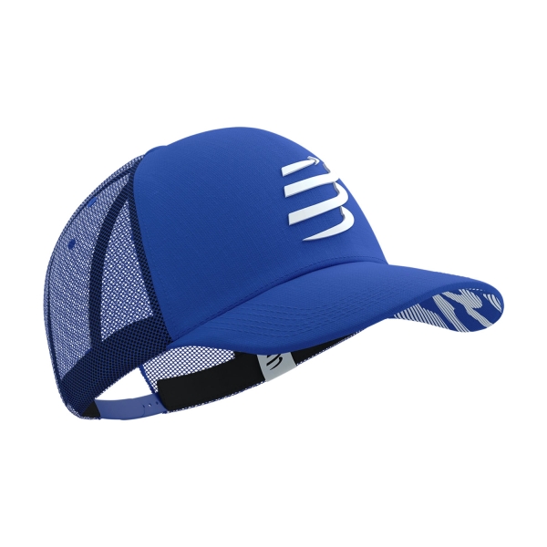 Cappellini e Visiere Compressport Trucker Logo Cappello  Dazz Blue/White XHWU4195052
