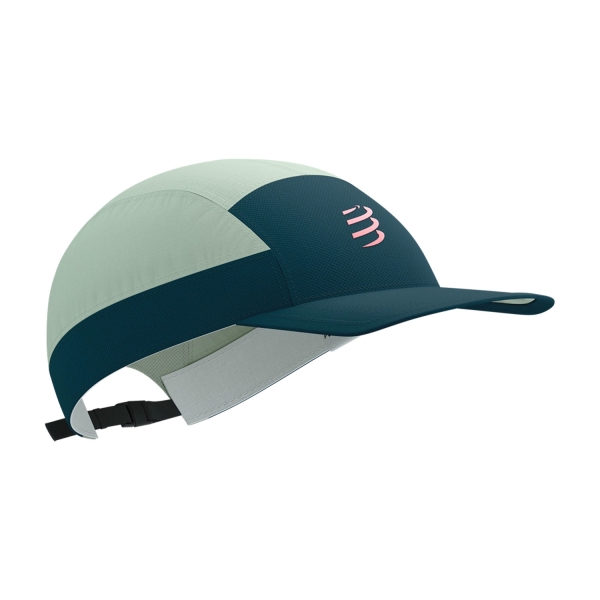 Berretti e Fasce Trail Running Compressport 5 Panel Light Cappello  Stargazer/Aqua XHWU7925146