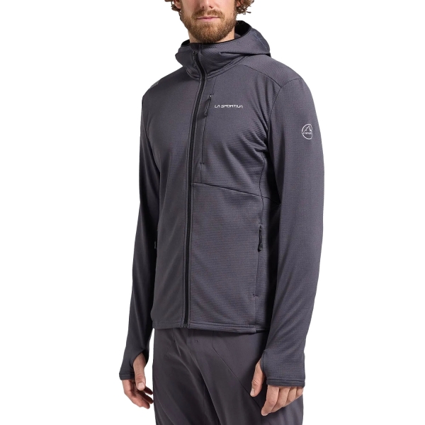 Giacche e Maglie Outdoor Uomo La Sportiva Chill Thermal Felpa  Onyx/Chalk ZAHF017G19W04