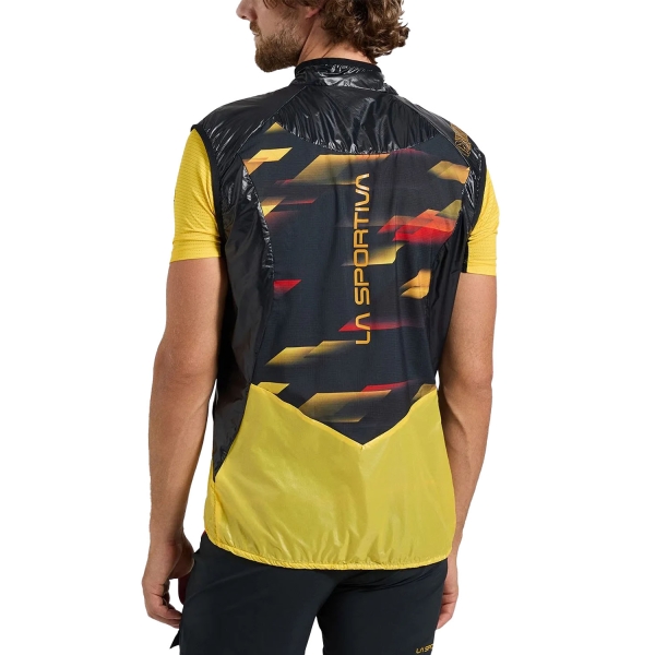 La Sportiva Blizzard Windbreaker Vest - Yellow/Black