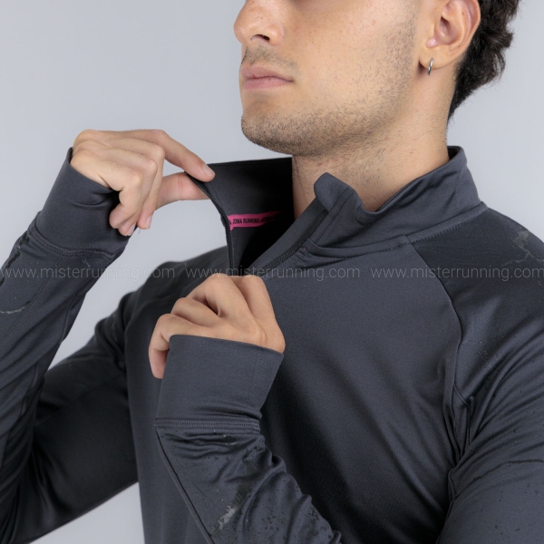 Joma R-Night Graphic Maglia - Dark Gray/Black