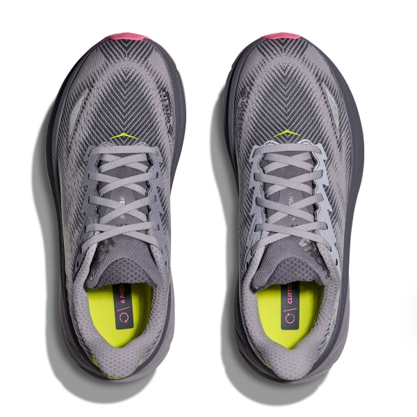 Hoka Clifton 9 GTX - Grey Skies/Foggy Grey