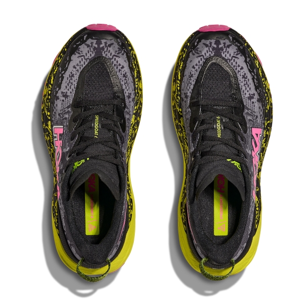 Hoka Speedgoat 6 - Black/Neon Citrus