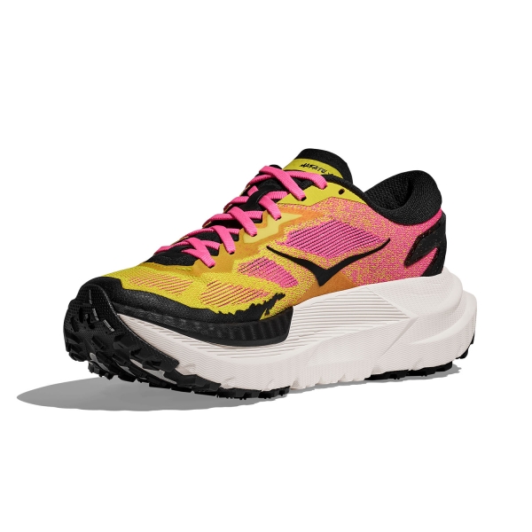 Hoka Mafate X - Neon Citrus/Neon Rose
