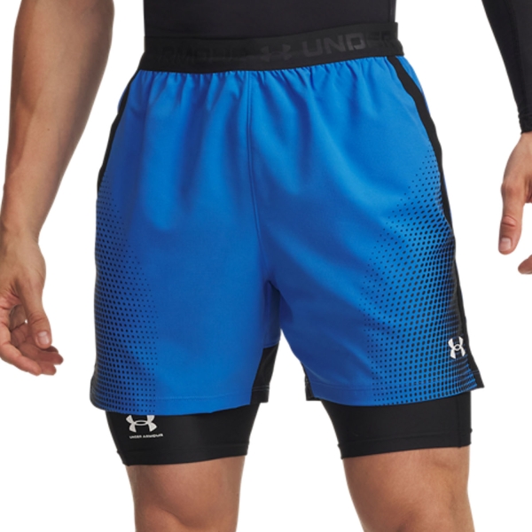 Pantaloncino Running Uomo Under Armour Vanish 6in Pantaloncini  Blue Atlantis/Black/White 60076320402
