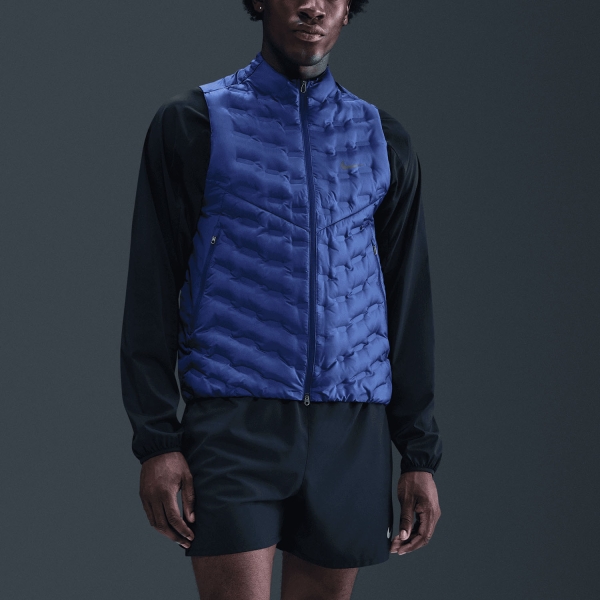 Nike Therma FIT ADV Repel Gilet - Blue Void/Reflective Black
