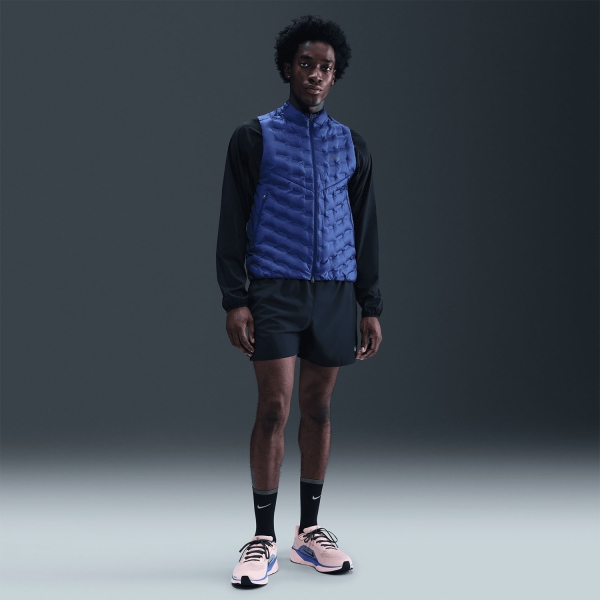 Nike Therma FIT ADV Repel Gilet - Blue Void/Reflective Black