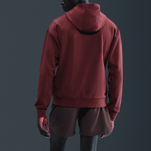 Nike Pro Dri-FIT Hoodie - Dark Team Red/Black