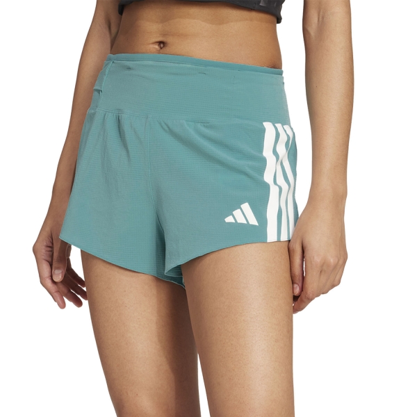 Pantaloncini Running Donna adidas adizero Gel 2in Pantaloncini  Powder Teal JV71662in