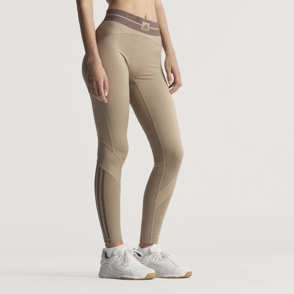 adidas Hyperglam Tights  Chalky Brown/Earth Strata JY2068