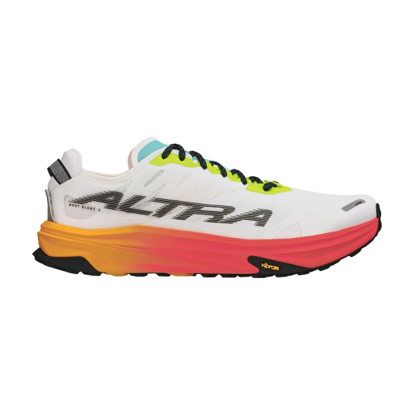 Scarpe Trail Running Uomo Altra Mont Blanc Carbon  White/Orange AL0A82CA108