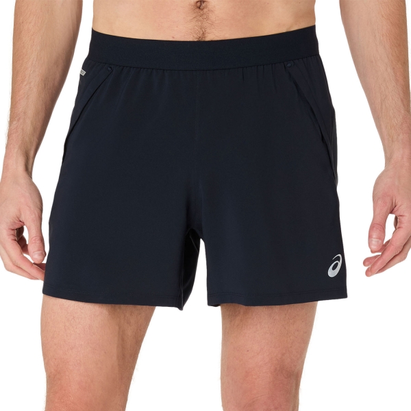 Pantaloncino Running Uomo ASICS Road Logo 5in Pantaloncini  Midnight 2011D247400