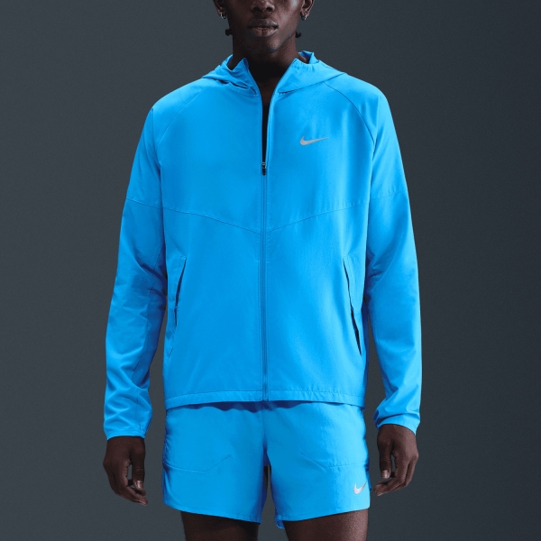 Giacca Running Uomo Nike Repel Miler Giacca  Blue Hero/Reflective Silver DD4746446
