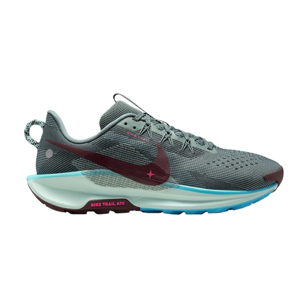  Nike ReactX Pegasus Trail 5  Clay Green/Burgundy Crush/Bleached Turquoise DV3864302