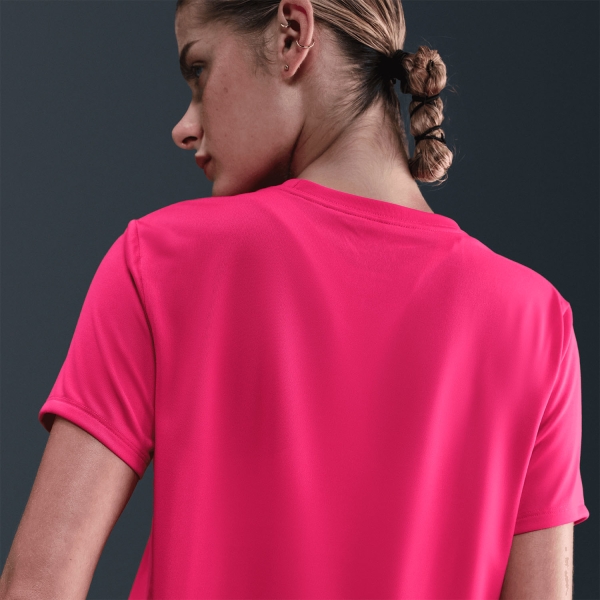Nike Dri-FIT Swoosh Maglietta - Rush Pink/White