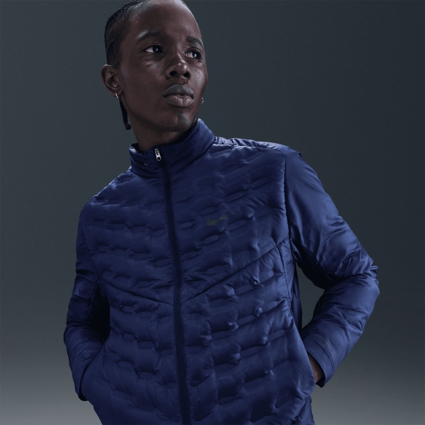 Nike Therma-FIT ADV Repel Giacca - Blue Void/Reflective Black