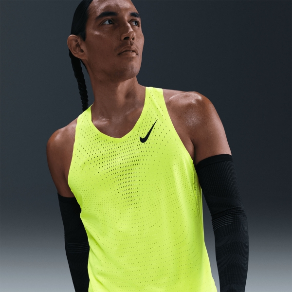 Nike Dri-FIT ADV AeroSwift Canotta - Volt/Black