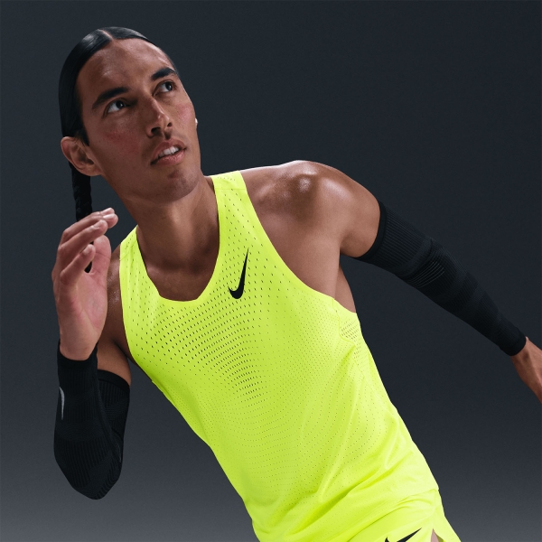 Nike Dri-FIT ADV AeroSwift Canotta - Volt/Black