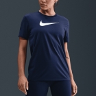 Nike Dri-FIT Logo Maglietta - Midnight Navy/White