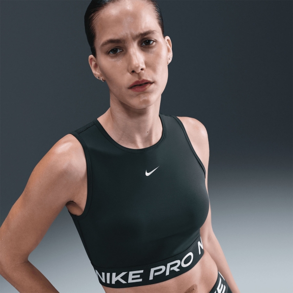 Nike Pro 365 Top - Seaweed/White