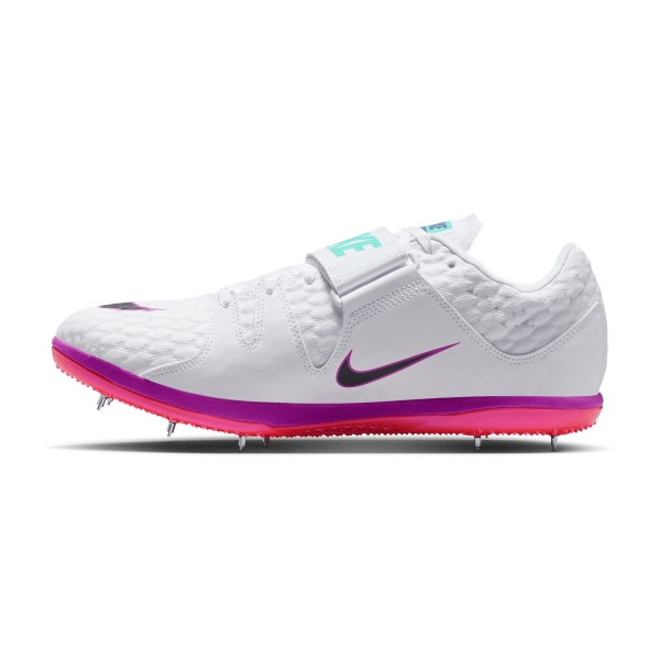 Nike High Jump Elite - White/Obsidian/Bright Crimson